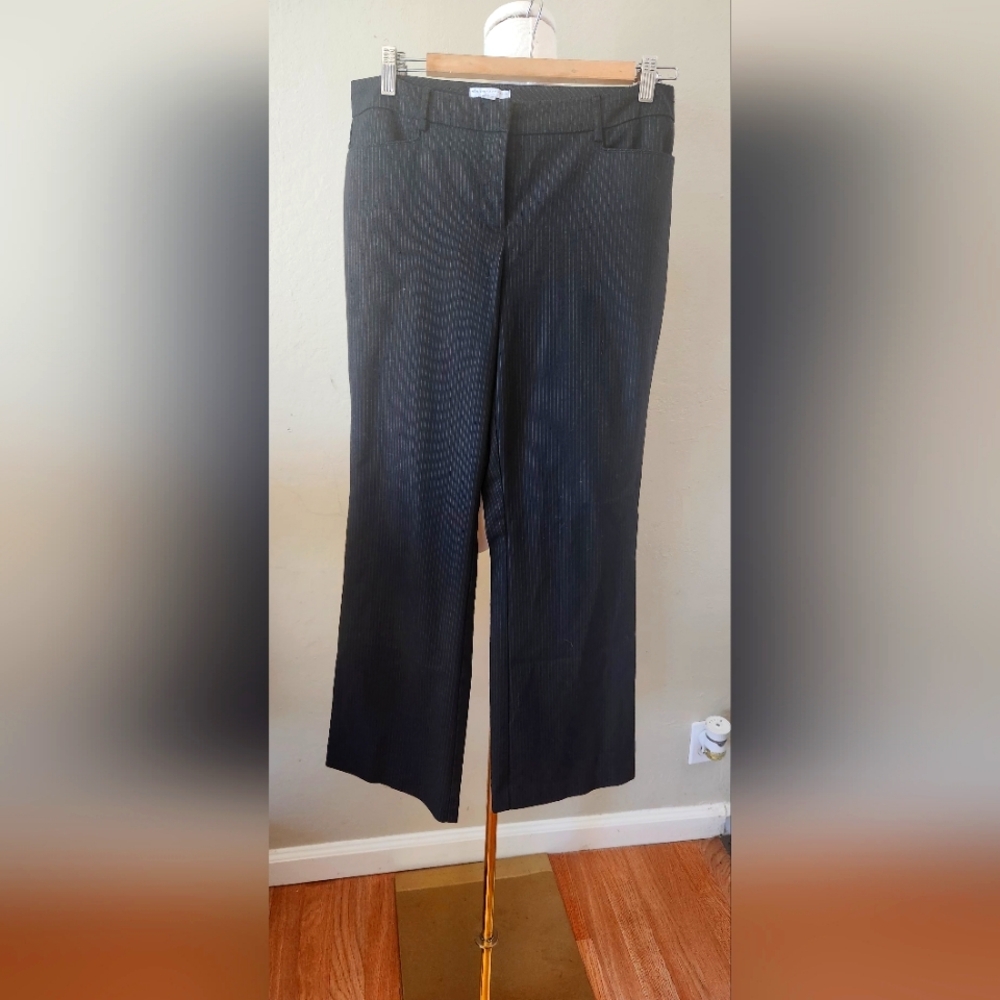 New York & Co Pinstripe Trousers Size 8